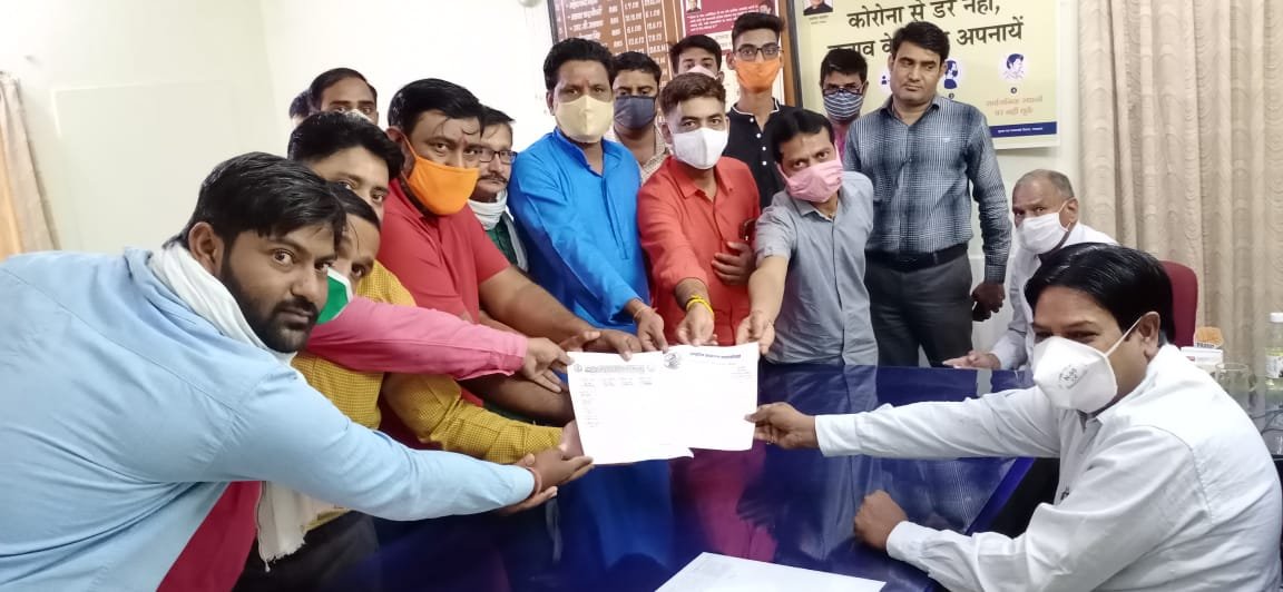 करौली में हुयी निर्मम ब्राह्मण हत्या के विरोध में दिया ज्ञापन