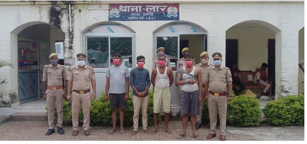 गोरखपुर के गैंगेस्टर और गोवध के आरोपी लार में गिरफ्तार