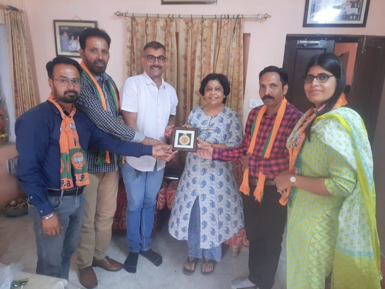 जयपुर जिला संयोजक ने दिल्ली में डॉ.अलका गुर्जर से की मुलाकात