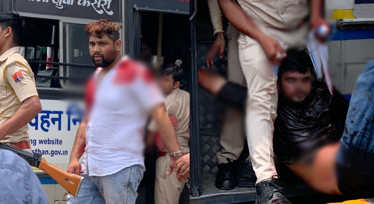 कोर्ट ले जाते समय गैंगस्टर कुलदीप जघीना की हत्या