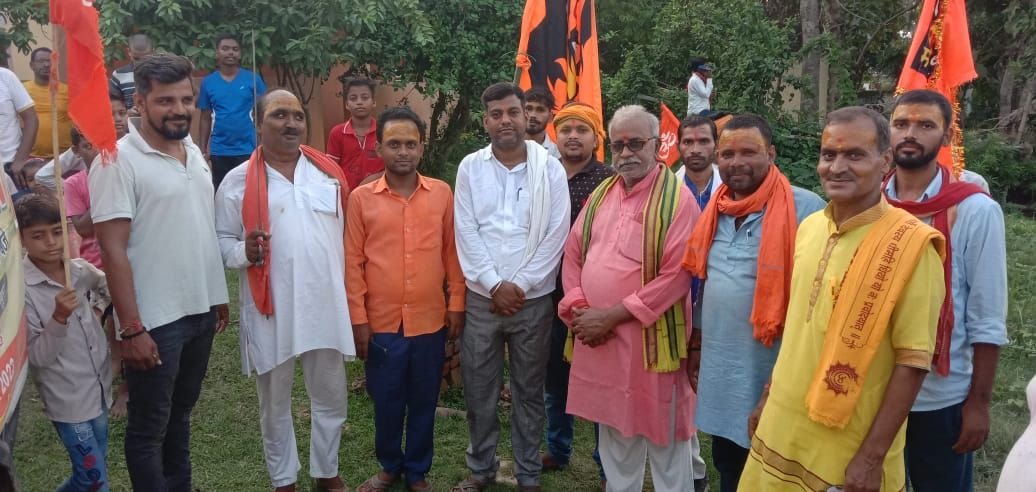 शौर्य जागरण यात्रा ने किया नगर भ्रमण