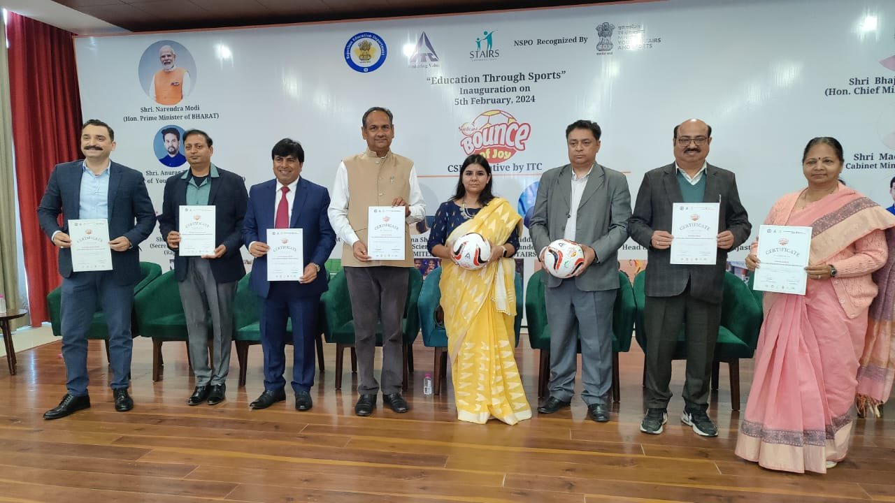 ’बाउंस ऑफ जॉय’ :  शारीरिक शिक्षा शिक्षक को मिलेगा विशेष प्रशिक्षण