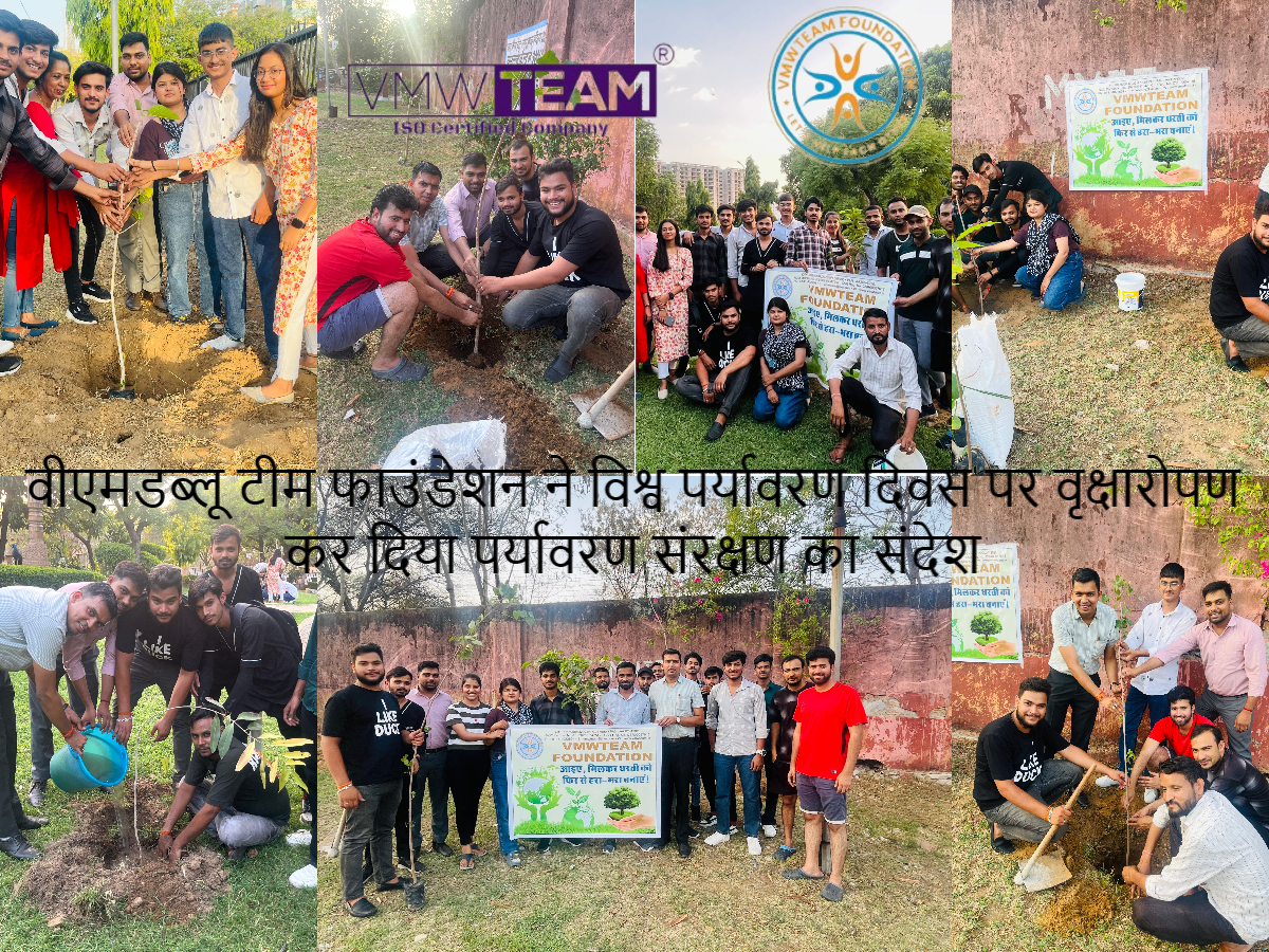 VMW Team Foundation Plants Trees on World Environment Day