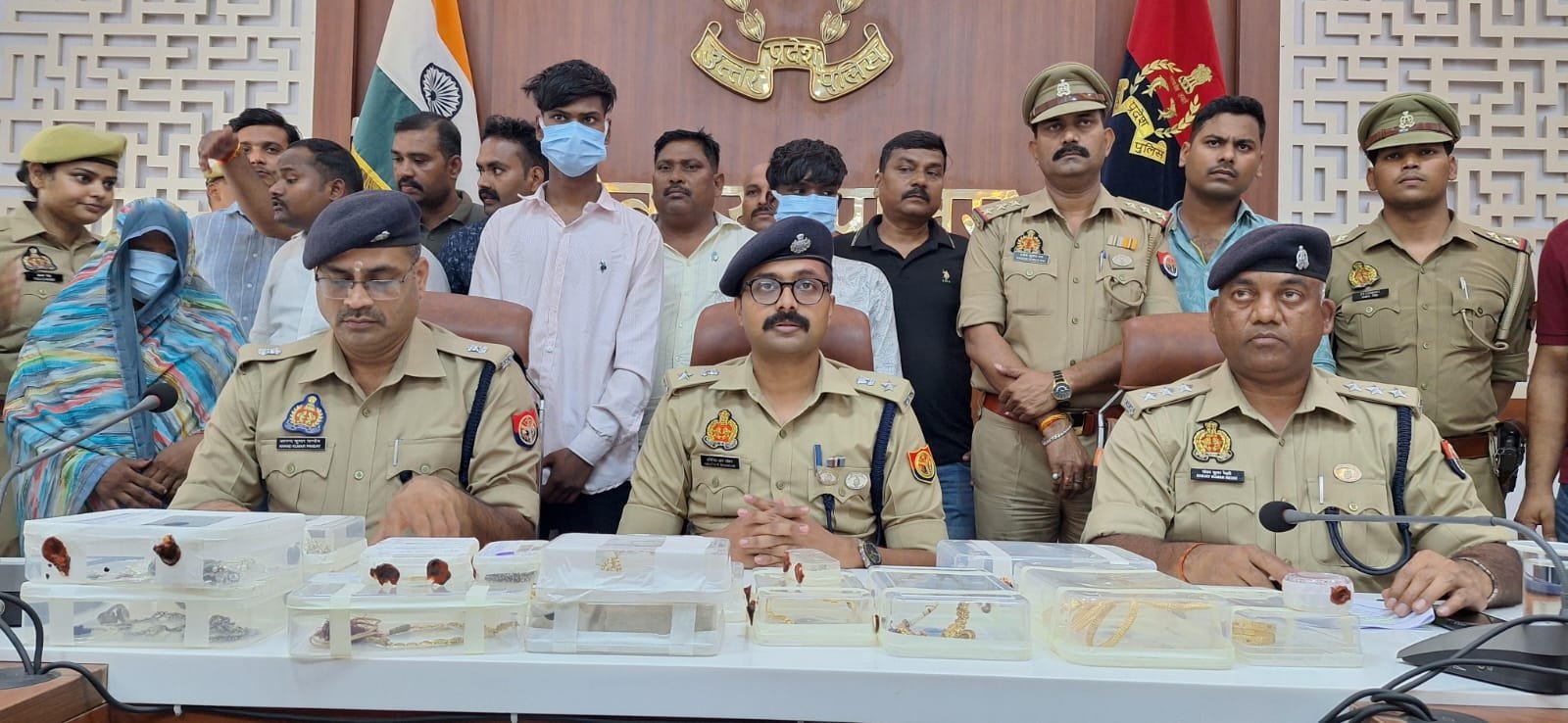 पुलिस, एसओजी एवं सर्विलांस की संयुक्त टीम द्वारा चोरी की कई घटनाओं का किया गया सफल अनावरण,  अभियुक्तगण गिरफ्तार